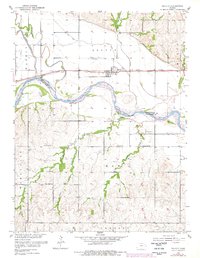 Belvue 1953 topographic map thumbnail