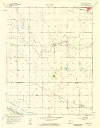 Bentley 1958 topographic map thumbnail