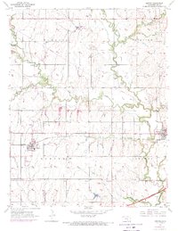 Benton 1955 topographic map thumbnail