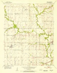 Benton 1955 topographic map thumbnail