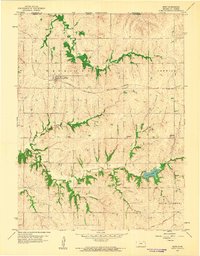 Bern 1960 topographic map thumbnail