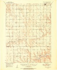 Bird City South 1951 topographic map thumbnail