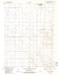 Bird City South 1981 topographic map thumbnail