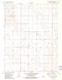 Bird City South NW 1981 topographic map thumbnail