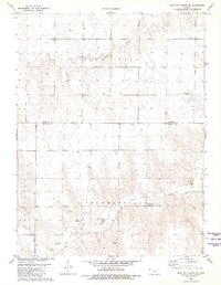 Bird City South SE 1981 topographic map thumbnail