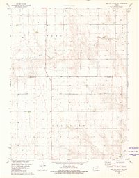 Bird City South SW 1981 topographic map thumbnail