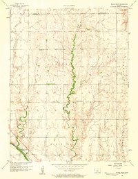 Black Wolf 1957 topographic map thumbnail