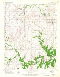 Blue Mound 1966 topographic map thumbnail