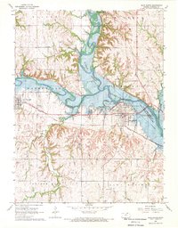 Blue Rapids 1968 topographic map thumbnail