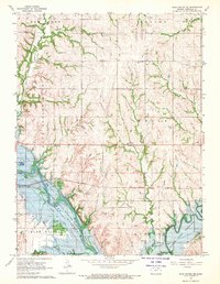 Blue Rapids NE 1968 topographic map thumbnail