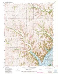 Blue Rapids SW 1968 topographic map thumbnail