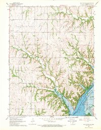 Blue Rapids SW 1968 topographic map thumbnail
