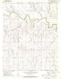 Bluff City West 1971 topographic map thumbnail