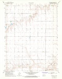 Brewster NE 1967 topographic map thumbnail
