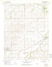 Brookville 1955 topographic map thumbnail