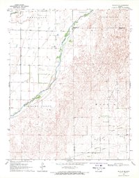 Bucklin NE 1969 topographic map thumbnail
