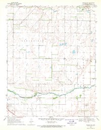 Bucklin NW 1969 topographic map thumbnail