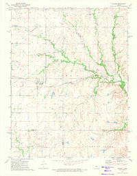 Burdick 1972 topographic map thumbnail