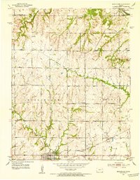 Burlingame 1952 topographic map thumbnail