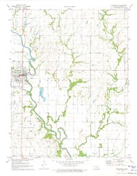 Burlington 1971 topographic map thumbnail