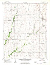 Burns 1962 topographic map thumbnail