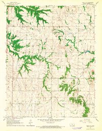 Bush City 1966 topographic map thumbnail