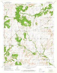 Buxton 1964 topographic map thumbnail