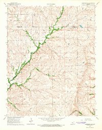 Cambridge NE 1964 topographic map thumbnail