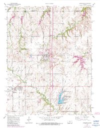 Carbondale 1955 topographic map thumbnail