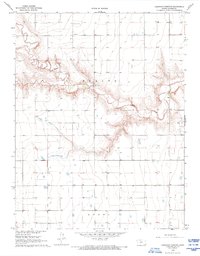 Carwood Cemetery 1968 topographic map thumbnail