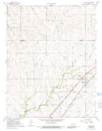 Cassoday 1967 topographic map thumbnail