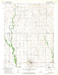 Cawker City 1962 topographic map thumbnail