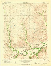 Cedar Point 1957 topographic map thumbnail