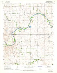 Cheney SE 1965 topographic map thumbnail