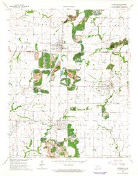 Cherokee 1964 topographic map thumbnail