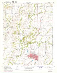 Cherryvale 1962 topographic map thumbnail