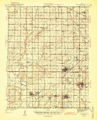 Cherokee 1945 topographic map thumbnail