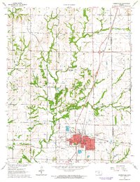Cherryvale 1962 topographic map thumbnail