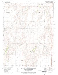 Cheyenne Creek 1974 topographic map thumbnail