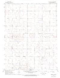 Cimarron NW 1968 topographic map thumbnail