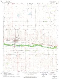 Cimarron 1968 topographic map thumbnail