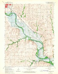 Clay Center SE 1964 topographic map thumbnail