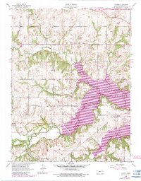 Clinton 1955 topographic map thumbnail
