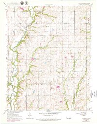 Cloverdale 1962 topographic map thumbnail