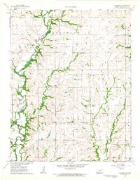 Cloverdale 1962 topographic map thumbnail