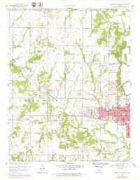 Coffeyville West 1959 topographic map thumbnail
