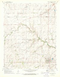 Conway Springs 1971 topographic map thumbnail