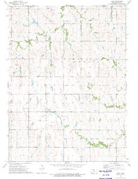 Cora 1973 topographic map thumbnail