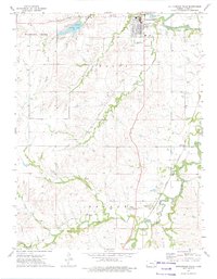 Cottonwood Falls 1973 topographic map thumbnail