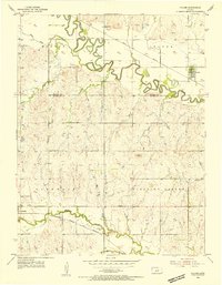 Culver 1955 topographic map thumbnail